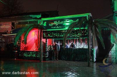 اصفهان-نجف اباد-بلوارپرستار-داربست فلزی بابایی